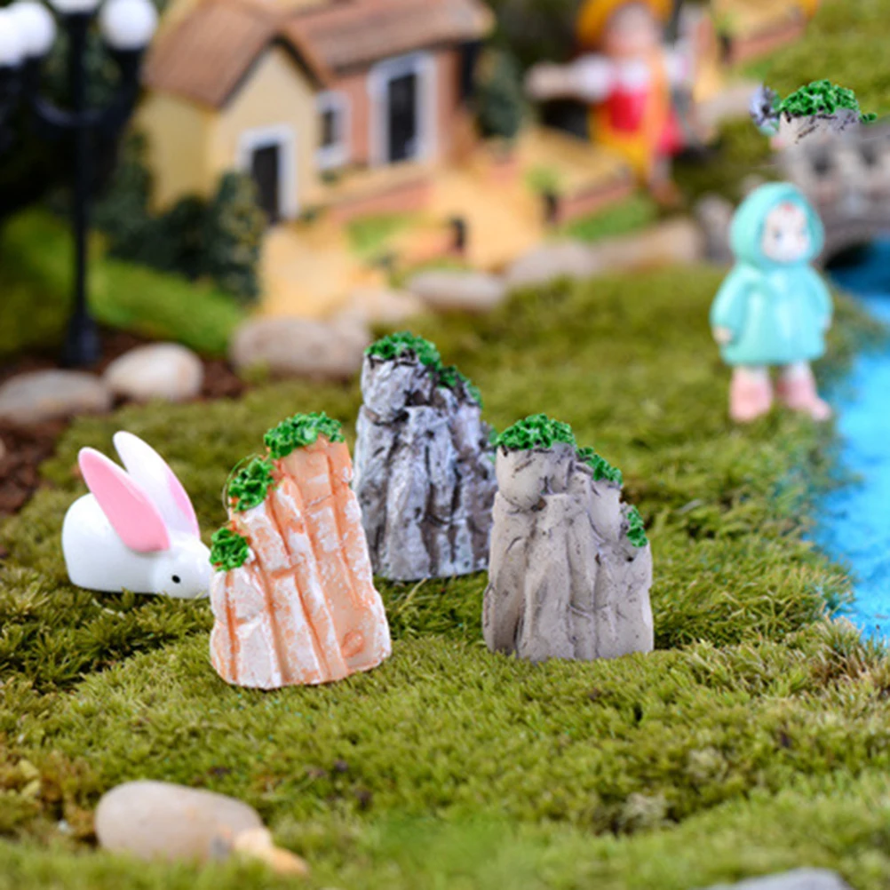 Мини DIY Смола ремесло Сказочный Садовый Гном Jardin озеро океан миниатюрная
