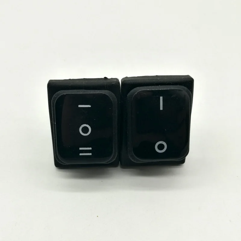

5pcs rocker Led switch Waterproof RL2 KCD4-2X1N 4Pin boat shaped switch 2 /3 gear 16A rocker switch silver contacts