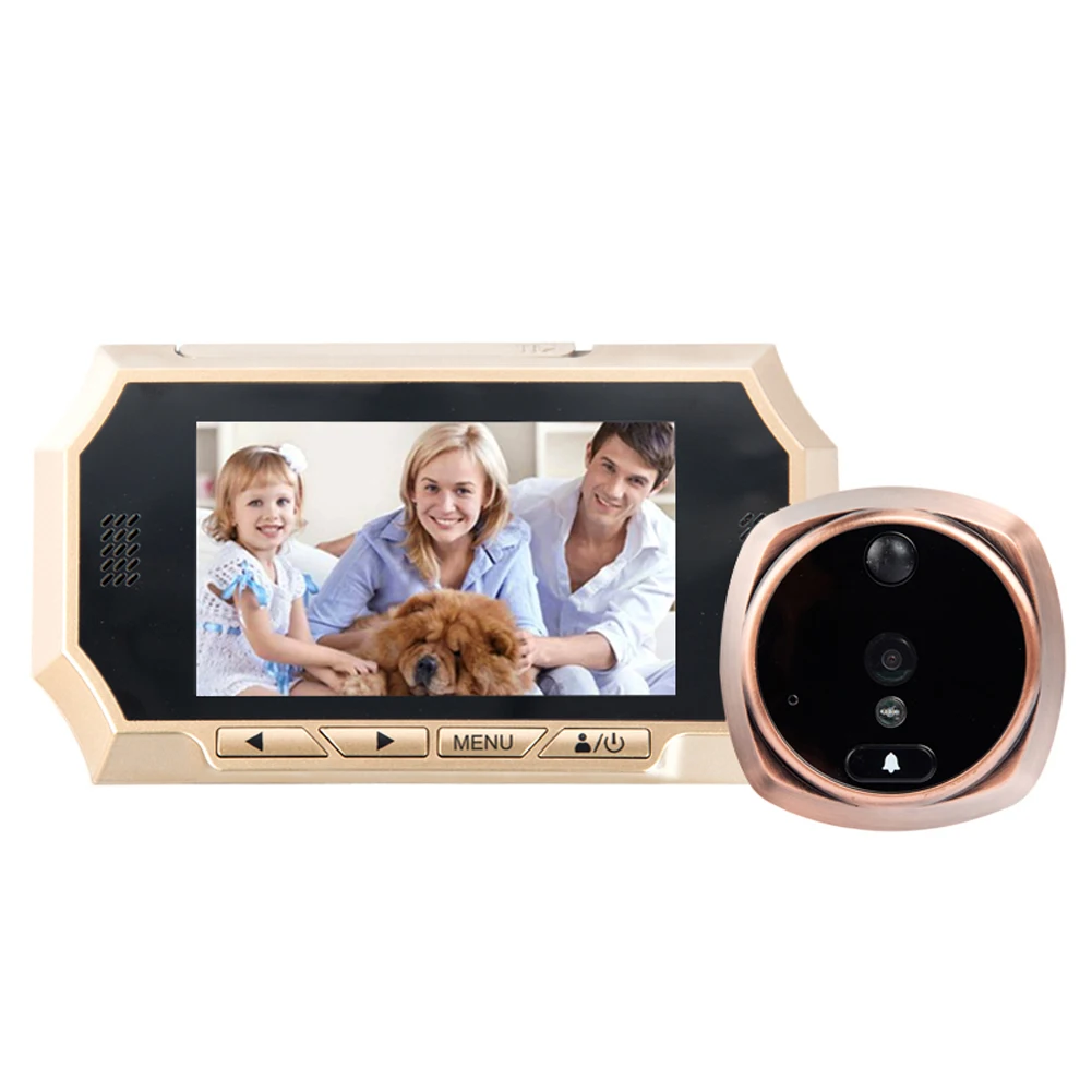 

4.3 inch LCD Peephole Viewer Door Security Surveillance Eye Doorbell Color IR LED Camera With Night Vision