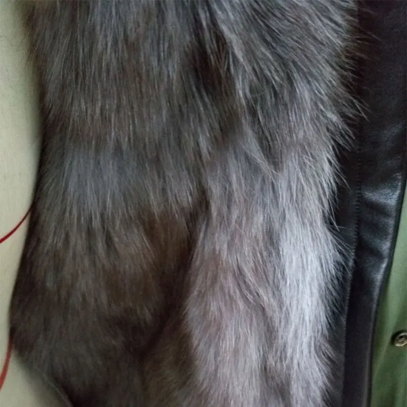 Gris Long Nouveau De Capot Raton Cheveux Manteau Renard D'hiver Laveur Parka Veste Mme Grand Style Fourrure Femmes fwqqWAHI