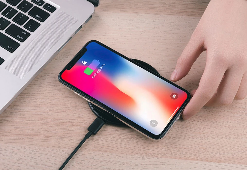 Xiaomi Беспроводной ZMI Зарядное устройство комплект USB-C «умное» распознавание нескольких протоколов Быстрая зарядка 2.5D Стекло Панель 5V 2A 9V 1.6A