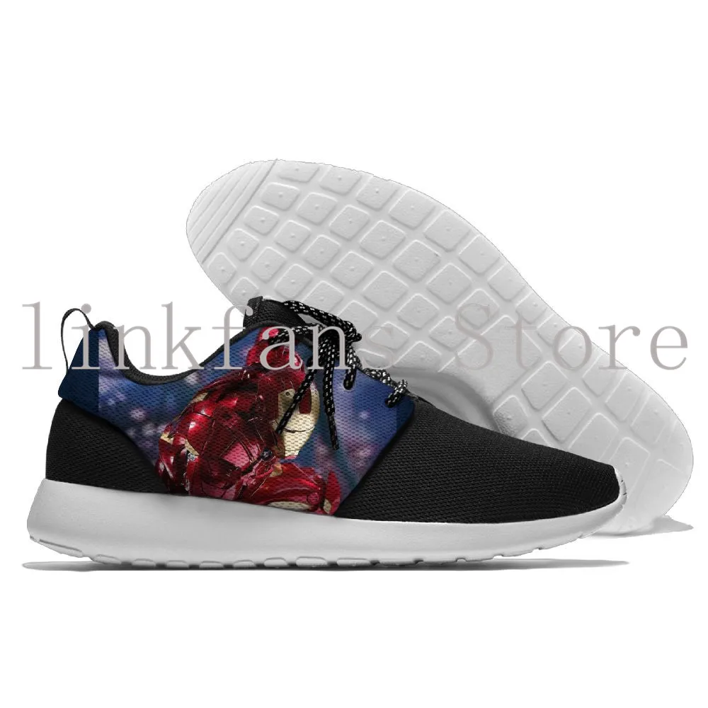 

Sport Shoes movie character Iron Man Sneakers Running Shoes Fitness Comfortable Walking Free Breath shoes