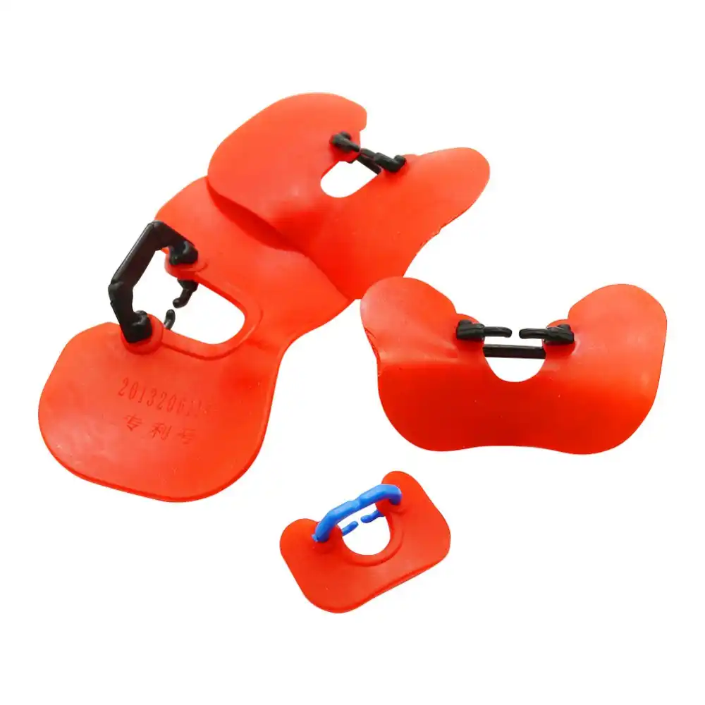 10 pçs equipamento de criação de frango faisão frango óculos de proteção vermelho macio galo poeding galinhas faisão anti-bicking óculos