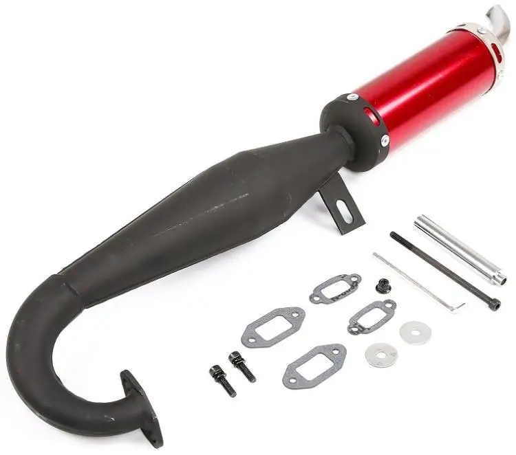 New muffler side exhaust pipe for 1/5 hpi baja 5b 5t 5sc rovan