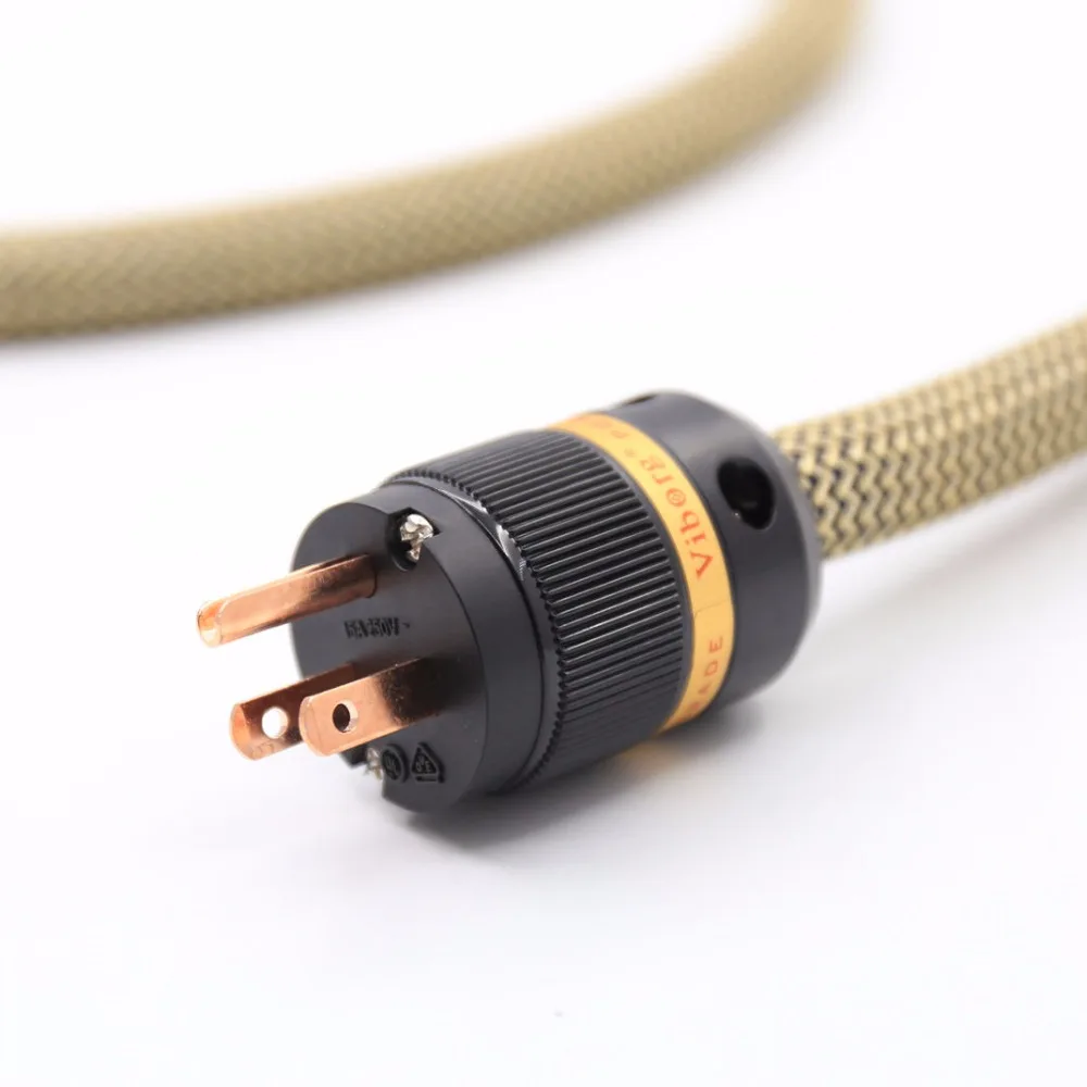 7Audiocrast P111 OCC Чистая медь посеребренный US кабель питания с рисунком 8 C7 Hi Fi IEC