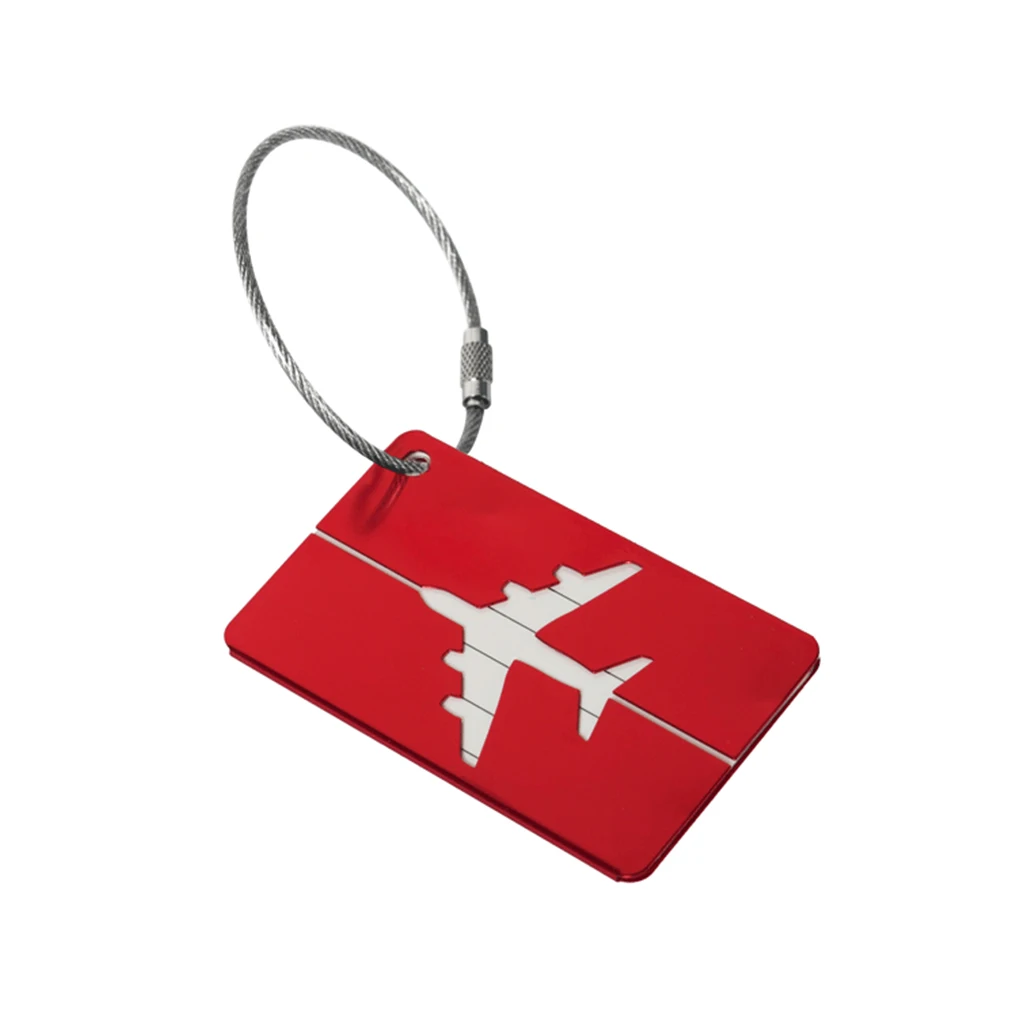 Fashion Metal Travel Luggage Tags Baggage Name Tags Suitcase Address Label Holder Aluminium Alloy Luggage Tag Travel Accessories
