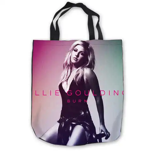 

Custom Canvas ellie-goulding-jingle-bell- (1) ToteBags Hand Bags Shopping Bag Casual Beach HandBags Foldable 180911-04-60