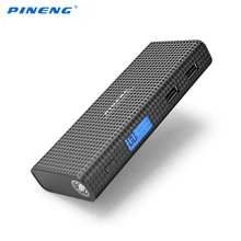 Pineng 10000 мАч Мощность банк Портативный Dual USB quick charge Baterías portátiles Зарядное устройство Внешний Батарея для мобильных телефонов Быстрая зарядка