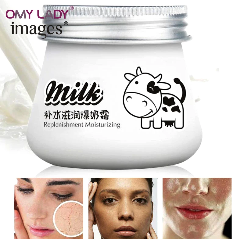Buy Images Milk Face Cream Deep Moisturizing Skin Care Whitening Hydrating Anti