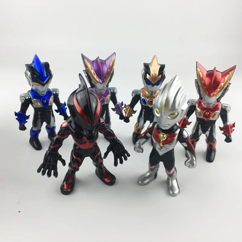 

12 cm Ultraman model Action figure Super hero doll Children's Toys Furnishing articles Holiday gifts anime figure A set of 6