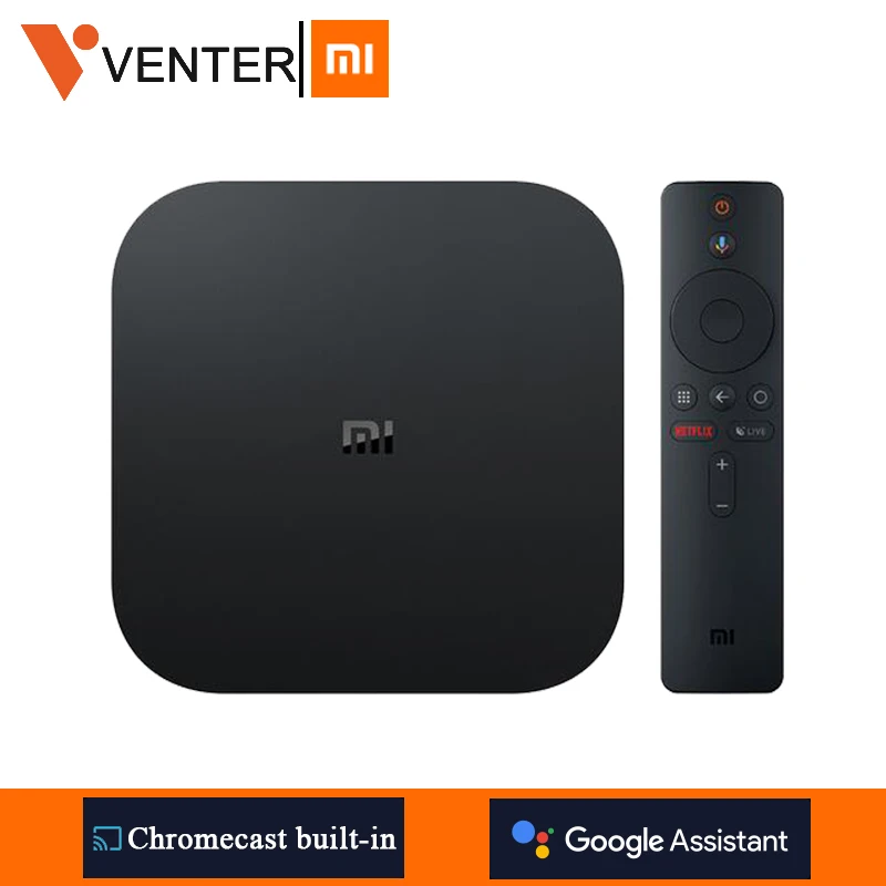 

Global Version Xiaomi Mi Box S 4K HDR Android TV 8.1 Ultra HD 2G 8G WIFI Google Cast Netflix IPTV Set top Box 4 Media Player