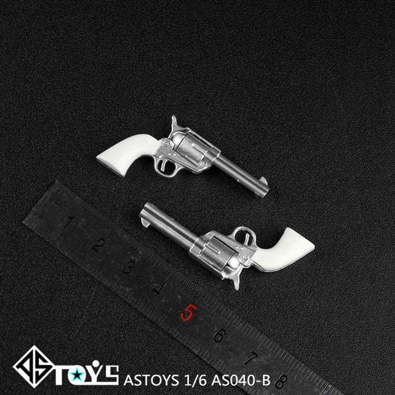 AS040 1/6 Colt Revolver Pistol Gun Weapon Model Gun Toy Black/Silver/Gold Color For 12 inches Action Figure doll toy gift