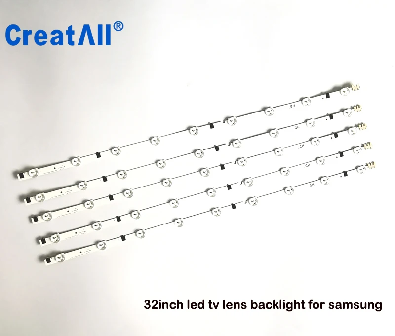 

3pcs/set for samsung UA32F4088AR CY-HF320AGEV3H UE32F5000 UA32F4000AR LED strip D2GE-320SC0-R3 2013SVS32H 9 LEDs 650mm