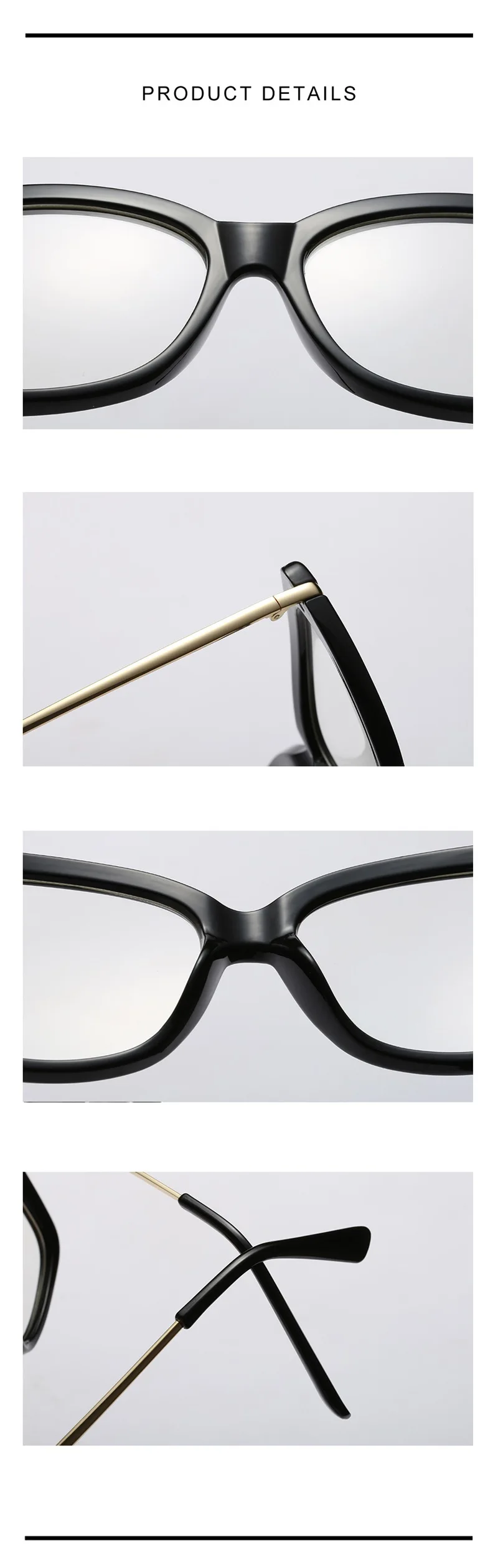 Spectacle Frame Women Eyeglasses Computer Myopia Optical For Female Vintage Ladies Eyewear Clear Lens Glasses Frame RS467