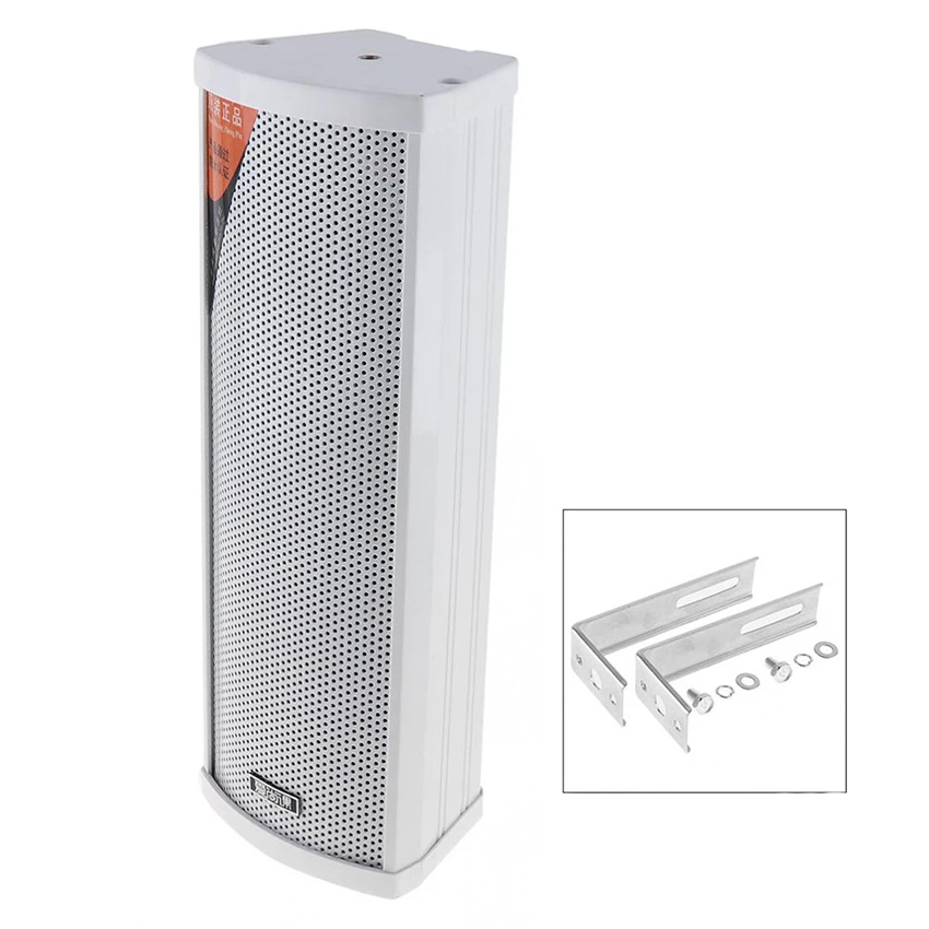 

E-20 20W Fashion Rectangular Outdoor Wall-mounted Waterproof Speaker Public Broadcast Speaker for Park / School / Shopping Mall