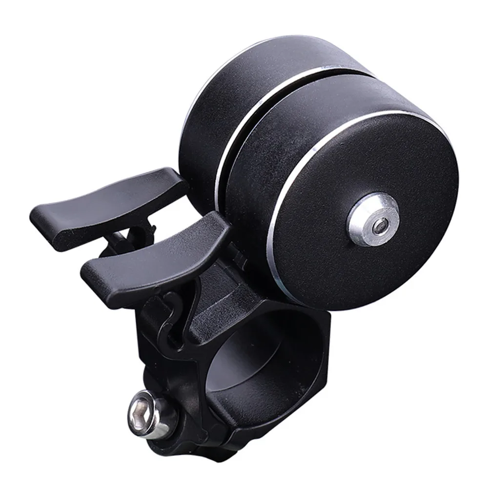 Bicycle Bell With Double Click 120db Bicycle Handlebar Bell Alarm Bike Horn Bell Bicycle Accessories динамик#15 - Цвет: Black