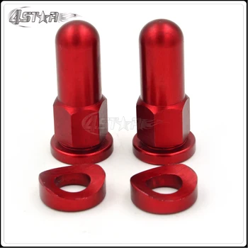 Motorbike CNC MX Rim Lock Covers Nuts Washers Security Bolts For HONDA CR125 CR150 CR250 CR500