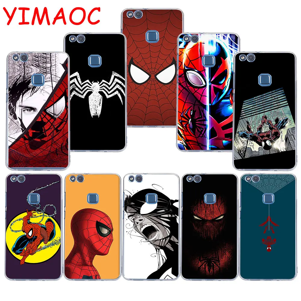 

YIMAOC 256z Spider Man Soft TPU Case for Huawei P20 Pro P10 P9 P8 Lite P Smart Mate 10 lite 20 pro