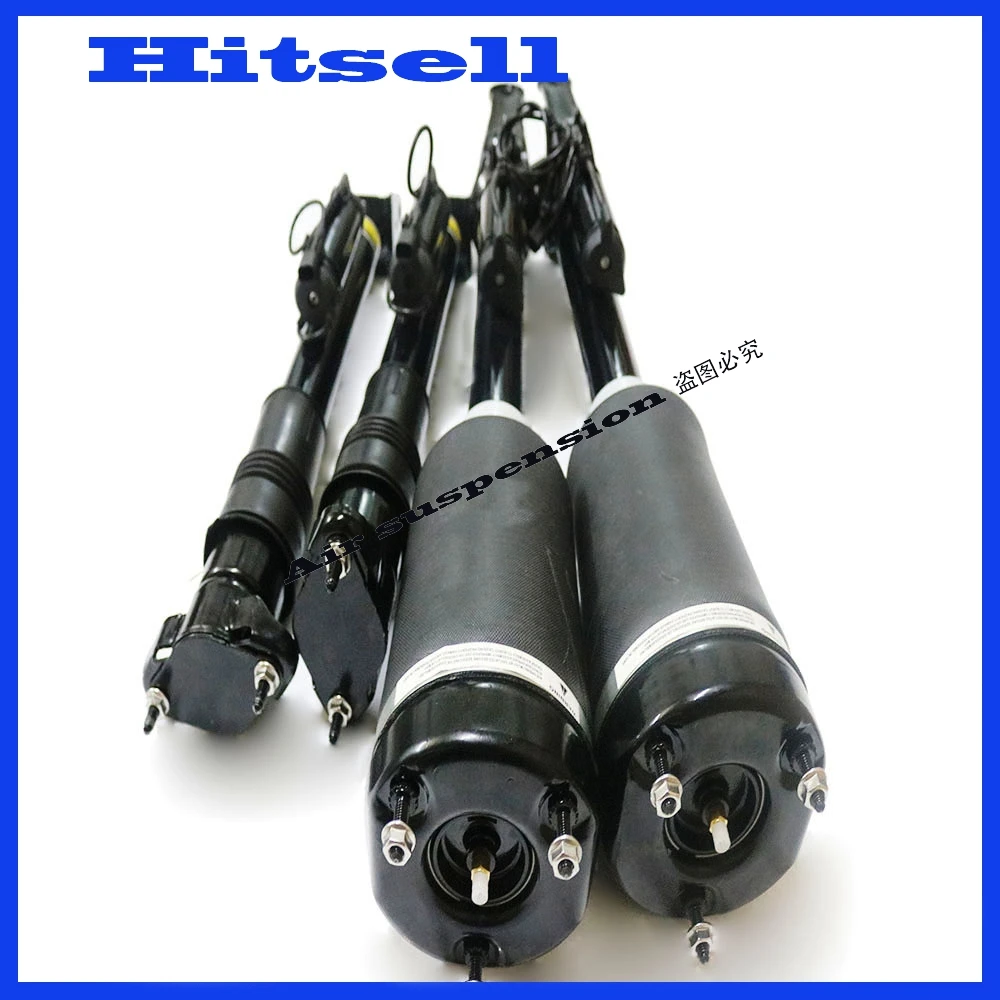 4PC Front+Rear left&right Air Spring Shocks Absorber Strut For Mercedes