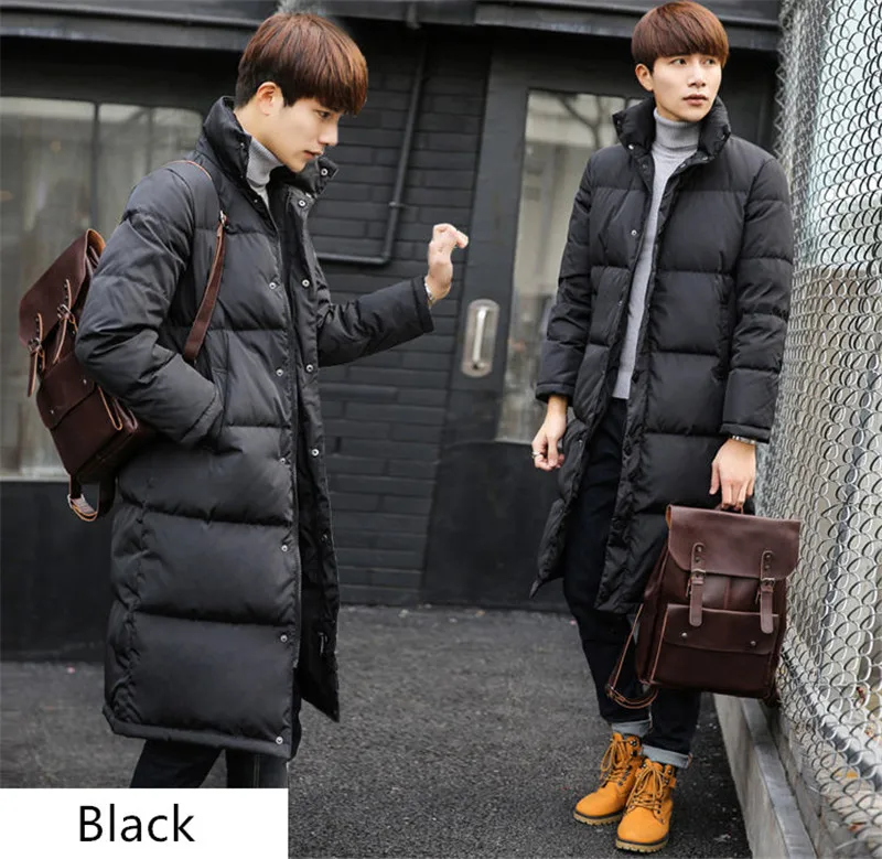 TEAEGG 90% белый пуховик Мужская одежда Chaquetas Hombre толстый черный мужской пуховик Мужские зимние парки Плюс Размер 4XL AL134