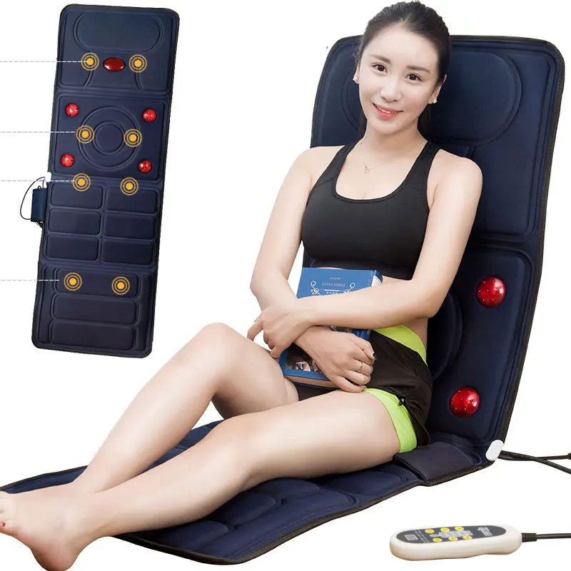

Multifunctional Cervical Vertebra Massager Full Body Neck Waist Shoulder Back Massage Magnetic Vibration Bed Mattress Cushion