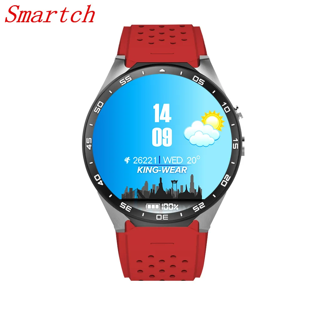 

Smartch KW88 Smart Watch Android 5.1 OS With 2.0 mega Pixel Camera 1.39 inch Amoled Round Screen 512MB+4GB 3G WCDMA/WIFI