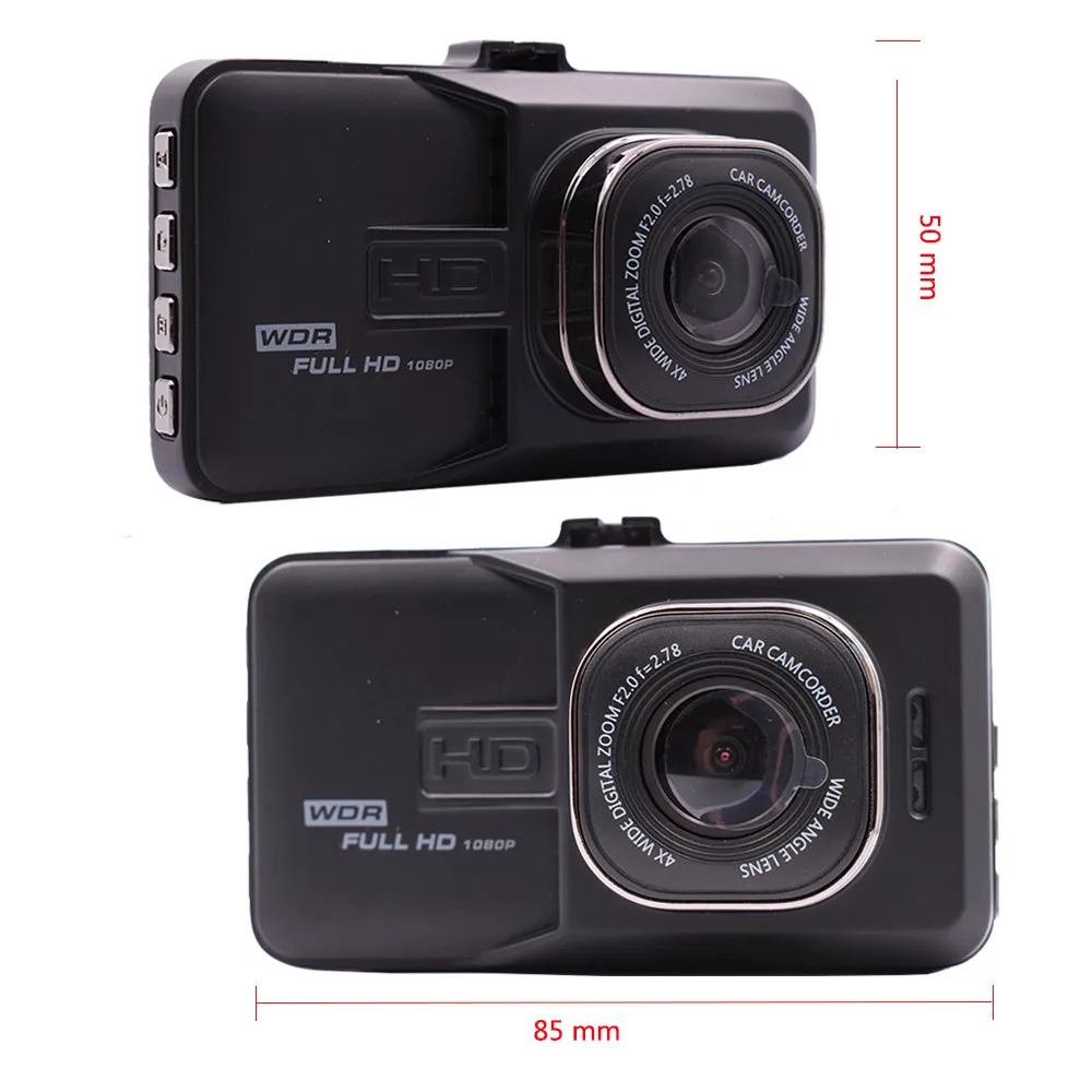 3 &quotрегистраторы Видеорегистраторы для автомобилей Камера Full HD 1080 P Двойной