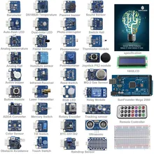 SunFounder 37 modules Mega 2560 Sensor Kit V2.0 for Arduino UNO R3 Mega2560 Mega328 Nano