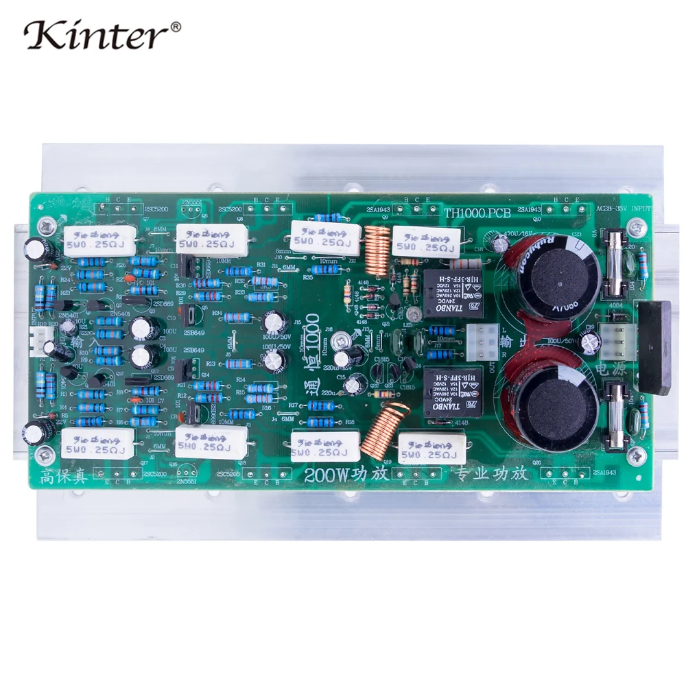 

kinter AV-1000 sound Amplifier Board With Toshiba 5200/1943 Stereo Sound 2.0CH High Power 100W AC 28-35V Supply Cable