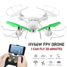 HY66W Dron 20 Minutes Flying Selfie Drone with Camera HD Quadrocopter FPV Quadcopters with Camera Rc Helicopter Toys for Childre