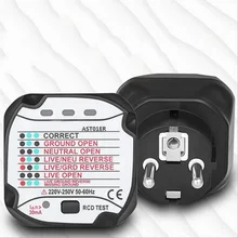 

Safety Inspection Power Detector Electrical Socket Diagnostic Tester US/EU Plug