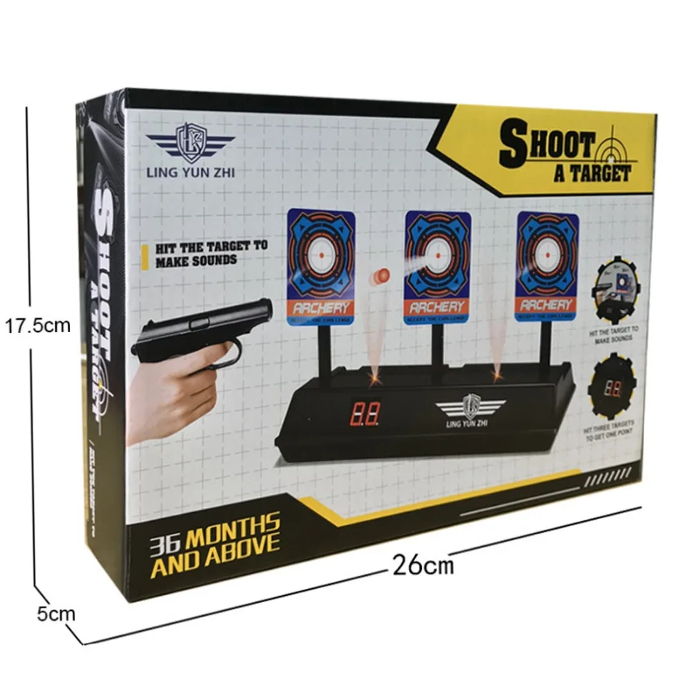 DIY-High-Precision-Scoring-Auto-Reset-Electric-Target-For-Nerf-Toys-LZ034-For-Nerf-Blaster-Gel (4)