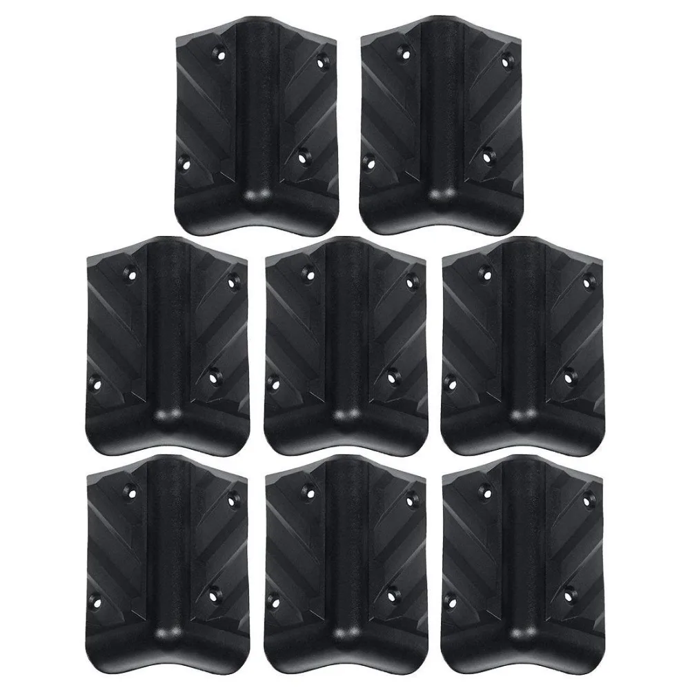 

8Pcs RH-1610-8-A Stackable Chevron Corner Durable HDPE Plastic Case,