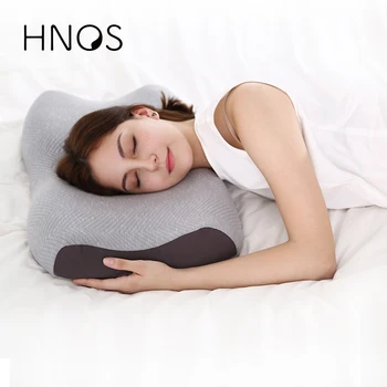 

Hnos cervical pillow single space memory foam pillow core adult sleeping special neck pillow vertebrae health care home use