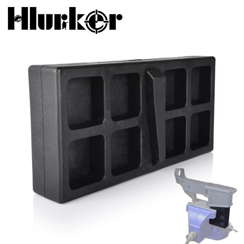 

HLURKER Gun Smithing .223 Upper and Lower Receiver Vise Block Combo Gunsmith Armorer's Tool Lower Reciever Clamp For Rifle 5.56