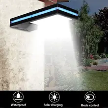 144 LED Солнечная энергия датчик движения садовая охранная лампа Открытый водонепроницаемый свет портико лампа садовые огни