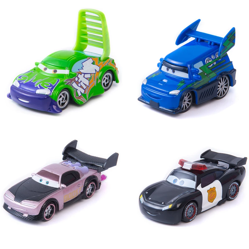 

Disney Pixar Cars 3 Lightning McQueen Mater Jackson Storm Ramirez 1:55 Diecast Metal Alloy Model Toys For Children Gift