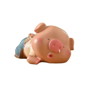

Creative Resin Meng Bao pig Pose Savings Cans Money Cans Home Decoration Multifunctional Grocery Ornaments Pupil Birthday Gifts