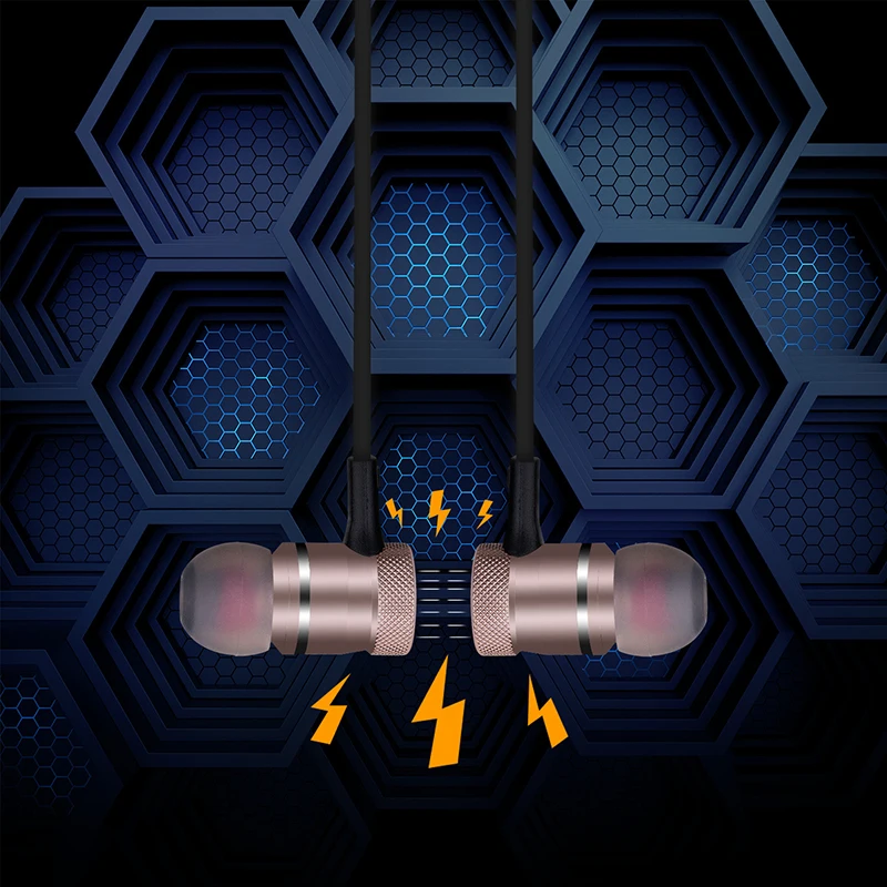 SNZIYAG LY-11 Bluetooth Wireless Headphone Sport Running Stereo Magnet Earbuds With Microphone Earphone Headset For iPhone 