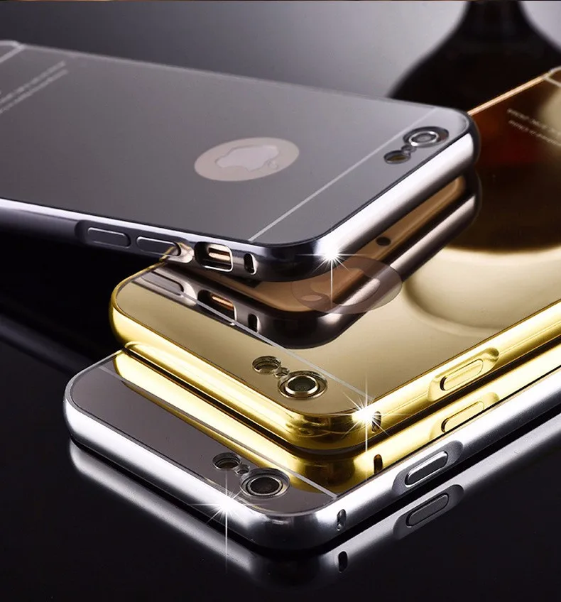 Зеркало туши на для iphone 5 5s SE 5C случае Роскошные Алюминий металлический бампер задняя крышка на iphon 5 5s SE 5C Корпус Coque Зеркало туши на для iphone 5 5s SE 5C случае Роскошные Алюминий металлический бампер задняя крышка на iphon 5 5s SE 5C Корпус Coque