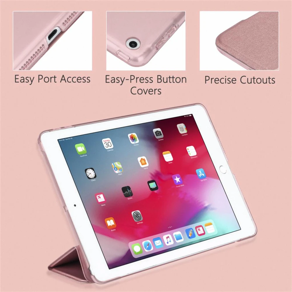 Чехол Kemile для iPad Pro 10 5 дюймов чехол Air 3 2019 ультра тонкий PU кожаный смарт 2017