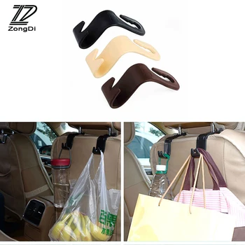 

ZD 4Pcs Multi-purpose car rear seat hook for Abarth Fiat 500 BMW E46 E39 E60 E90 E36 Mercedes Benz W204 Volvo XC90 V70 S80 S60