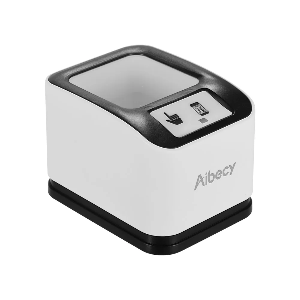 【Sale】Aibecy 2200 1D/2D/QR Bar Code Scanner CMOS Image Desktop Barcode Reader USB Omnidirectional Screen Barcode Scanner