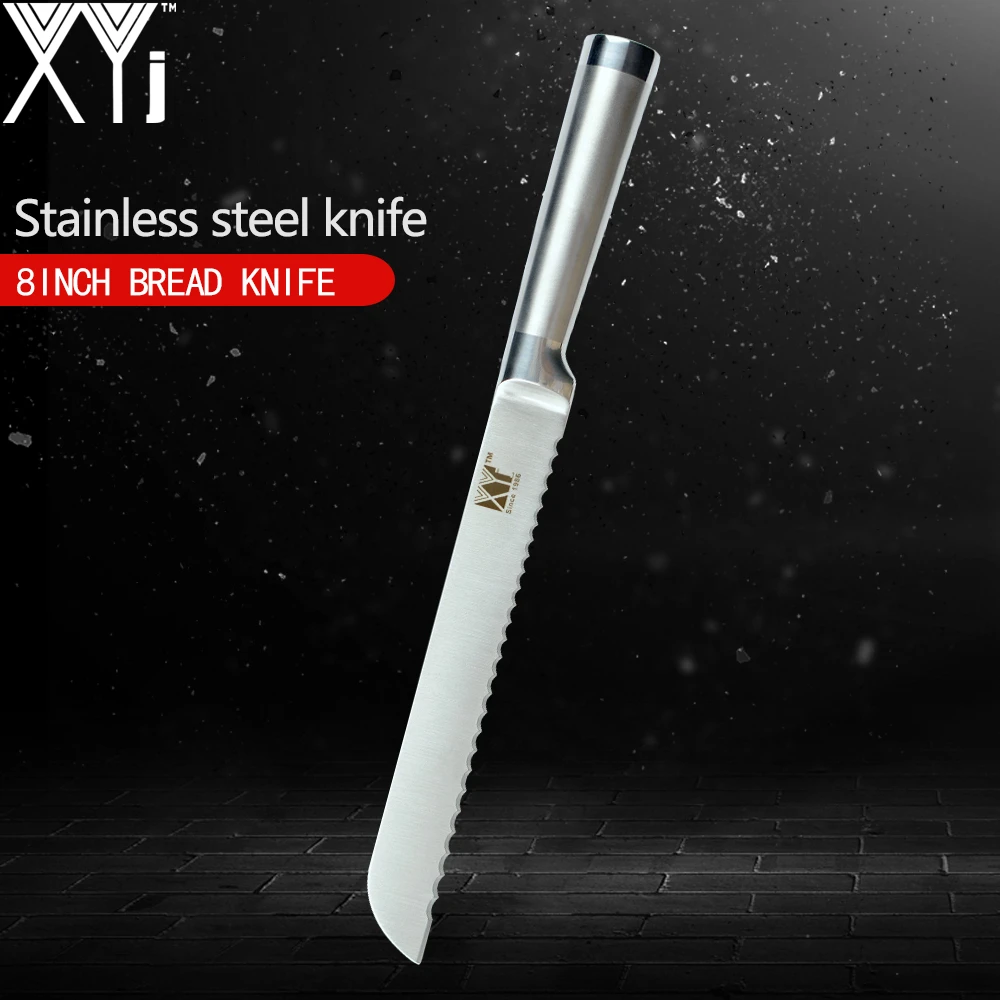XYj Seamless Welding Kitchen Knife Fully Stainless Steel Knives Straight Handle Cooking Tools One Of 3.5, 5, 7, 8, 8, 8 inch XYj Seamless Welding Kitchen Knife Fully Stainless Steel Knives Straight Handle Cooking Tools One Of 3.5, 5, 7, 8, 8, 8 inch