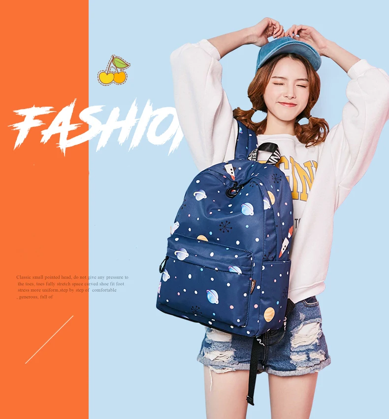 WINNER Fashion Women Backpacks Galaxy Star Universe Space Backpack Girls Female School Backbag High Quality Mochila (16)