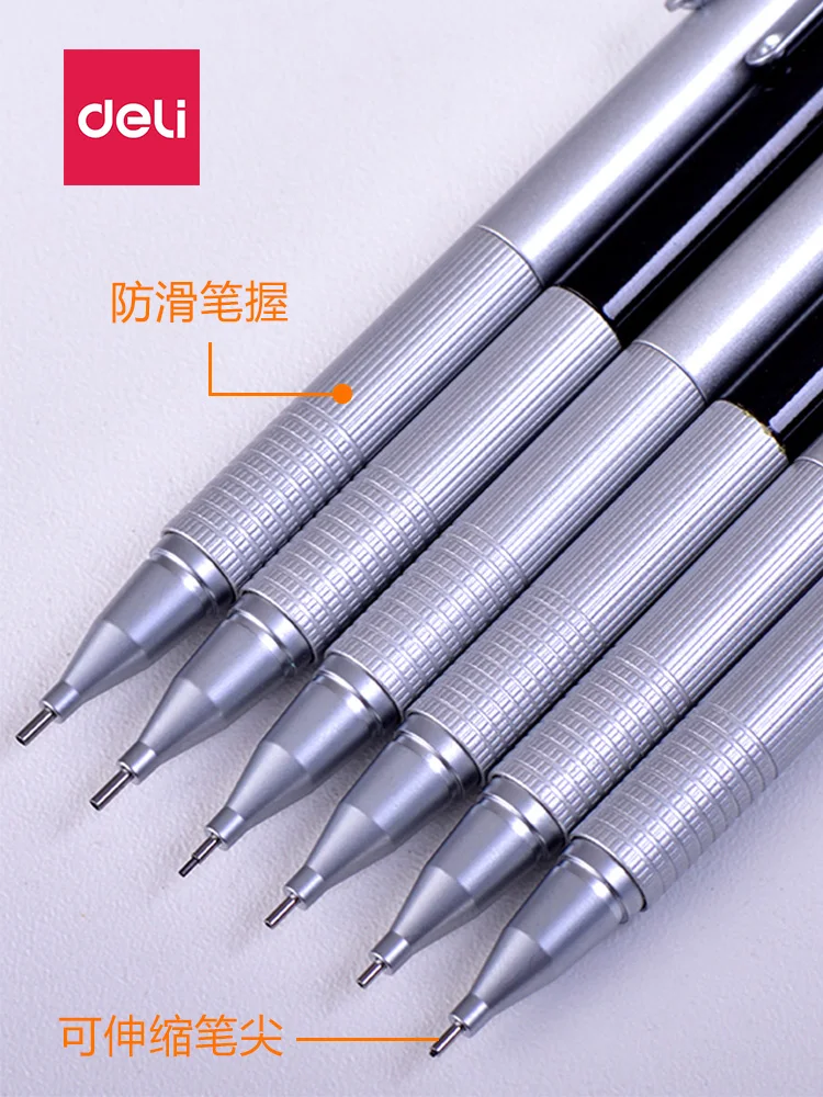 금속 저중력 자동 연필 0.9mm 전문 드로잉 쓰기 기계 연필 0.5mm 기계 연필 0.7mm