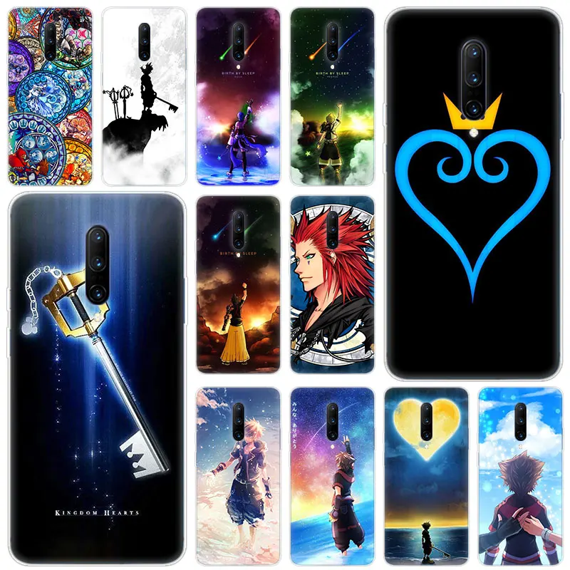 Hot anime kingdom hearts Soft Silicone Fashion Transparent Case For font b OnePlus b font font