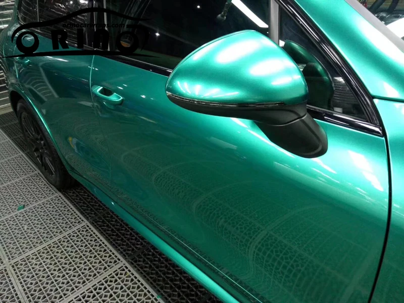 Glossy Metallic Emerald Green Vinyl Film-1