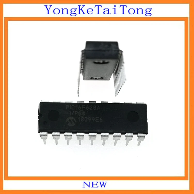 20PCS/LOT PIC16F628A I/P PIC16F628A PIC16F628 16F628 DIP18 IC-in ...