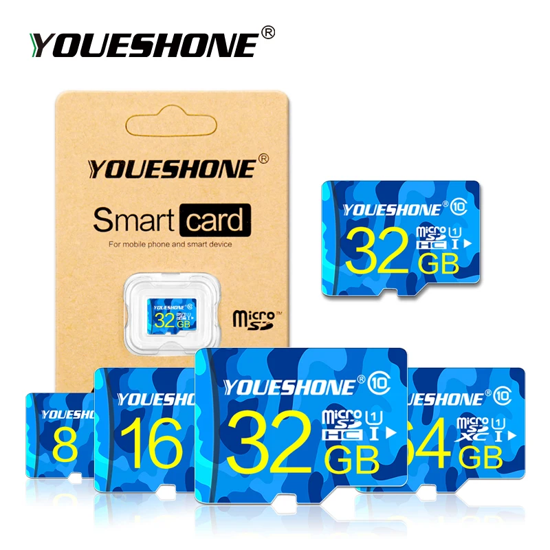 HOT selling blue Memory Card 32G 16GB 8GB micro sd card 4gb class 10